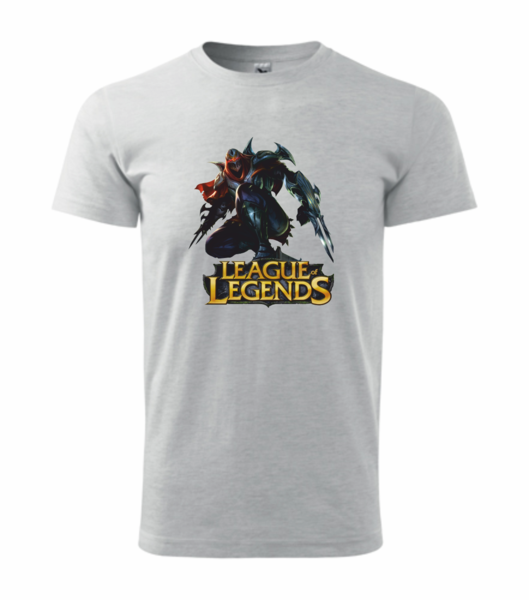 Dětské tričko s League of legends 5 Barva: světle šedý melír, Velikost: 110 cm/4 roky
