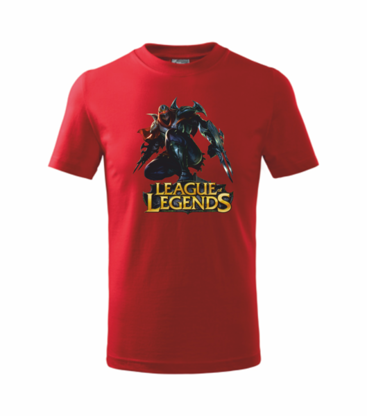 Dětské tričko s League of legends 5 Barva: červená, Velikost: 110 cm/4 roky