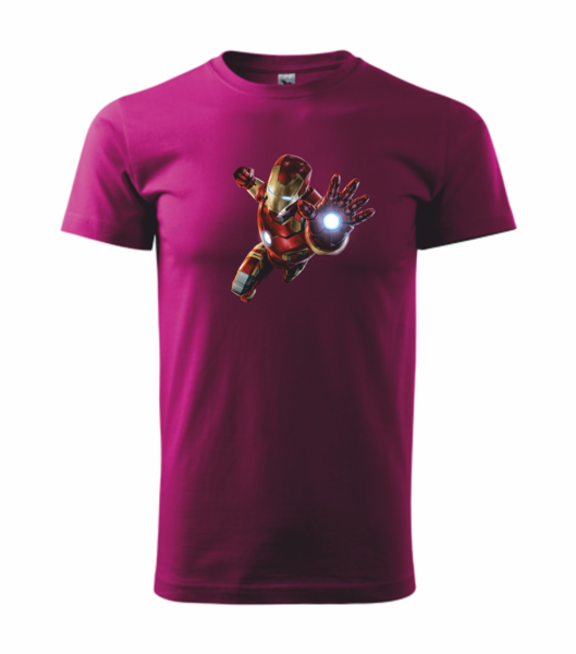 Tričko s AVENGERS 5 Barva: fuchsia red, Velikost: 3XL