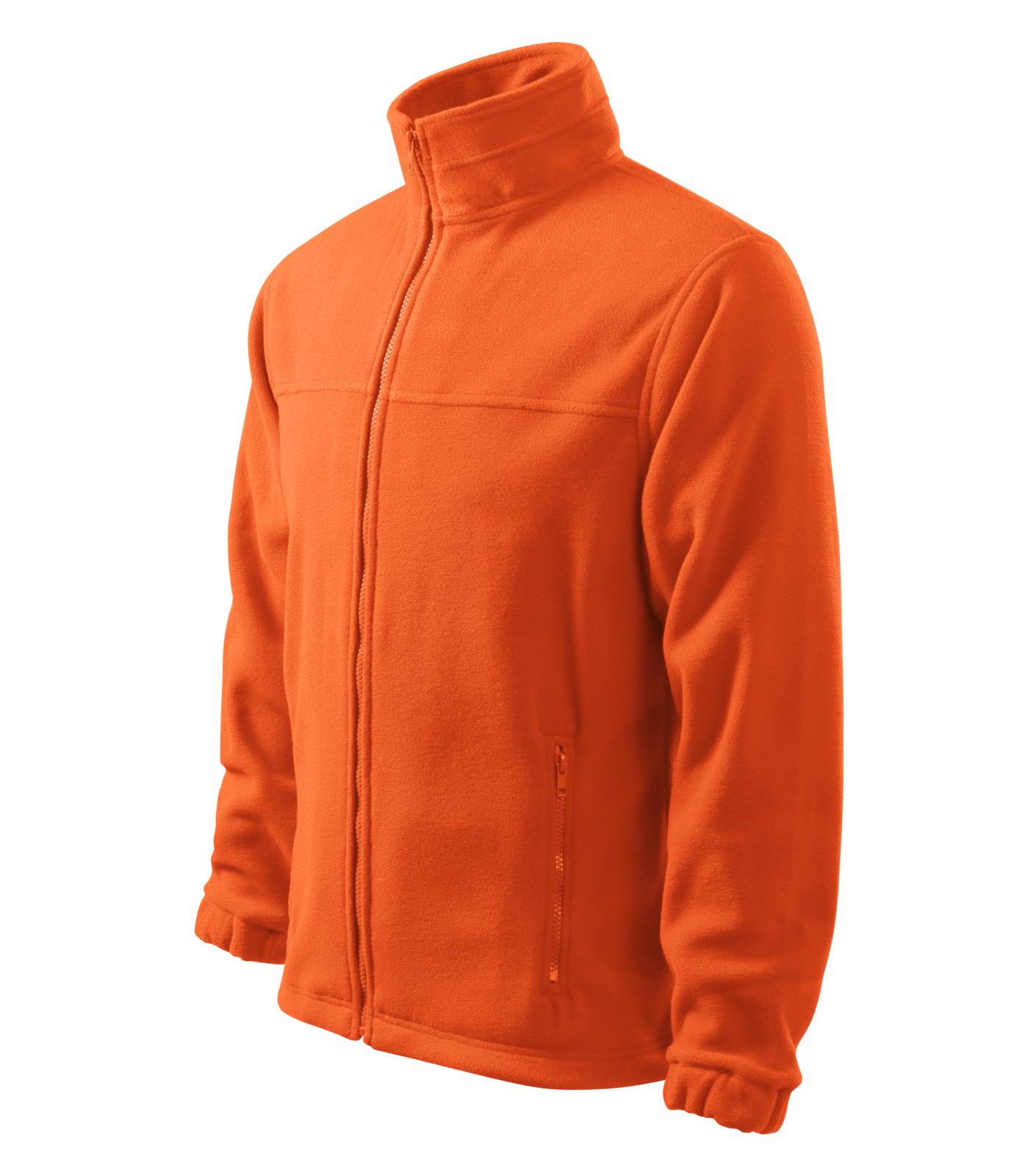 Jacket Fleece pánský Barva: oranžová, Velikost: 3XL