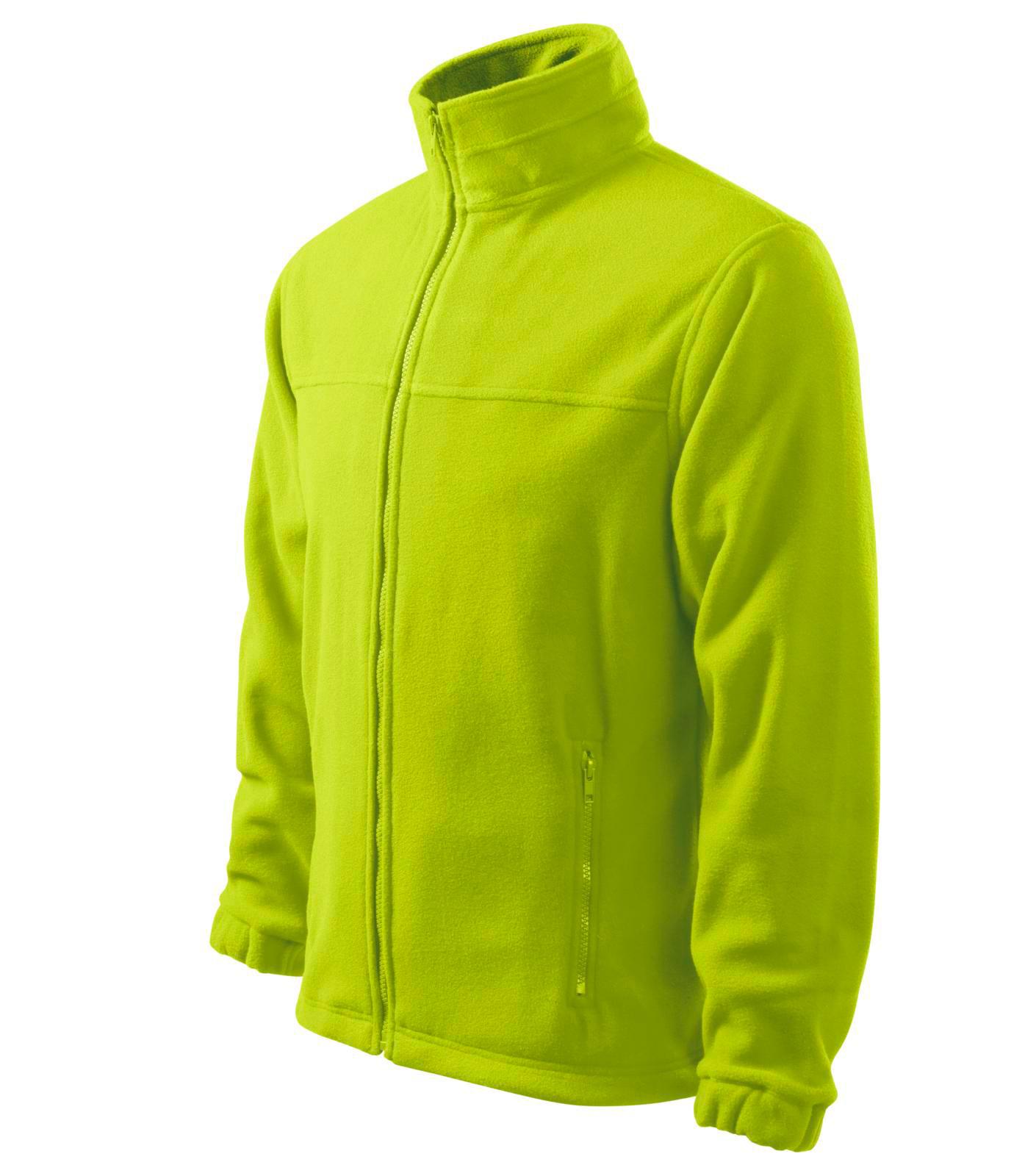 Jacket Fleece pánský Barva: limetková, Velikost: XL
