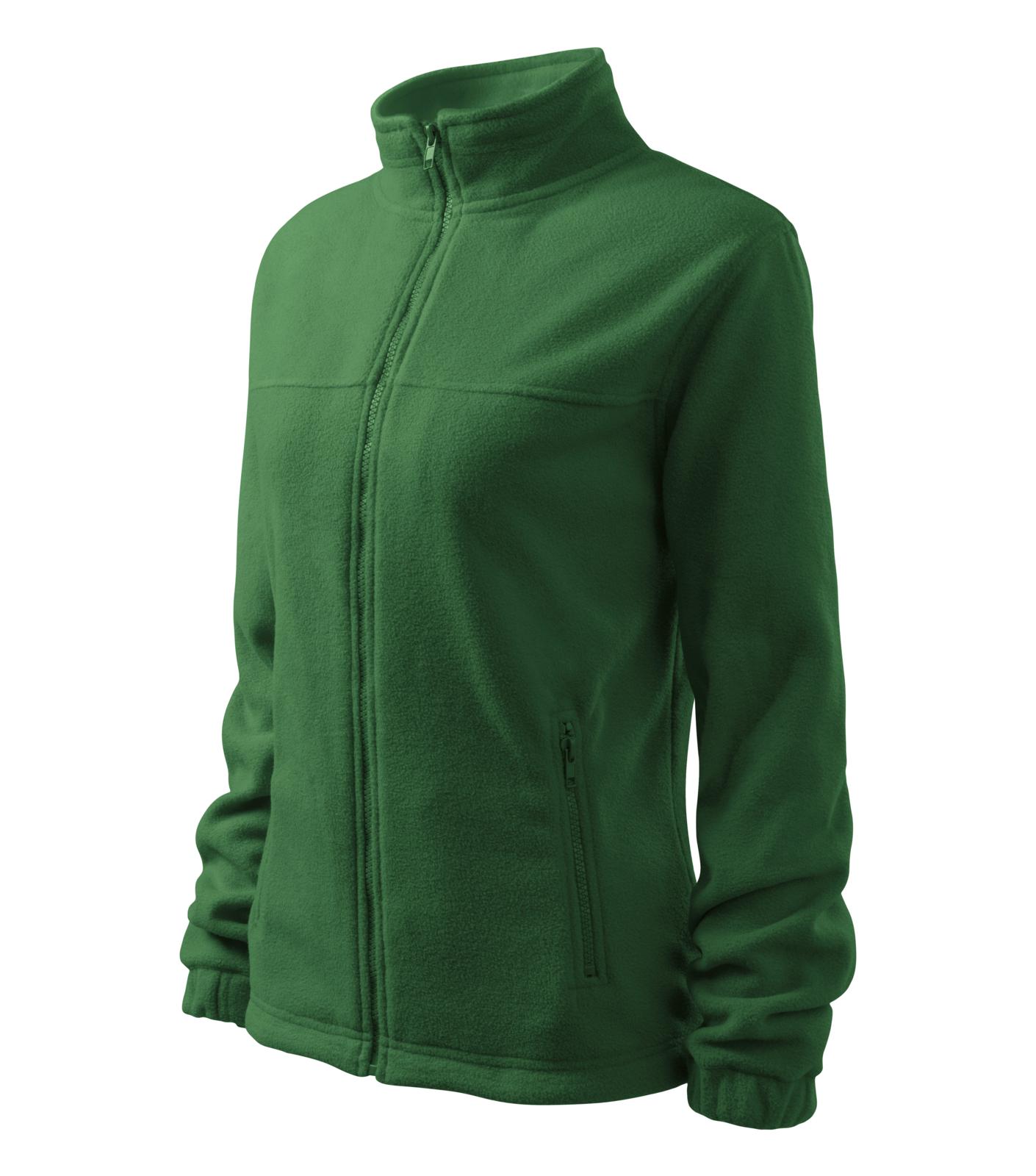Jacket Fleece dámský Barva: lahvově zelená, Velikost: L