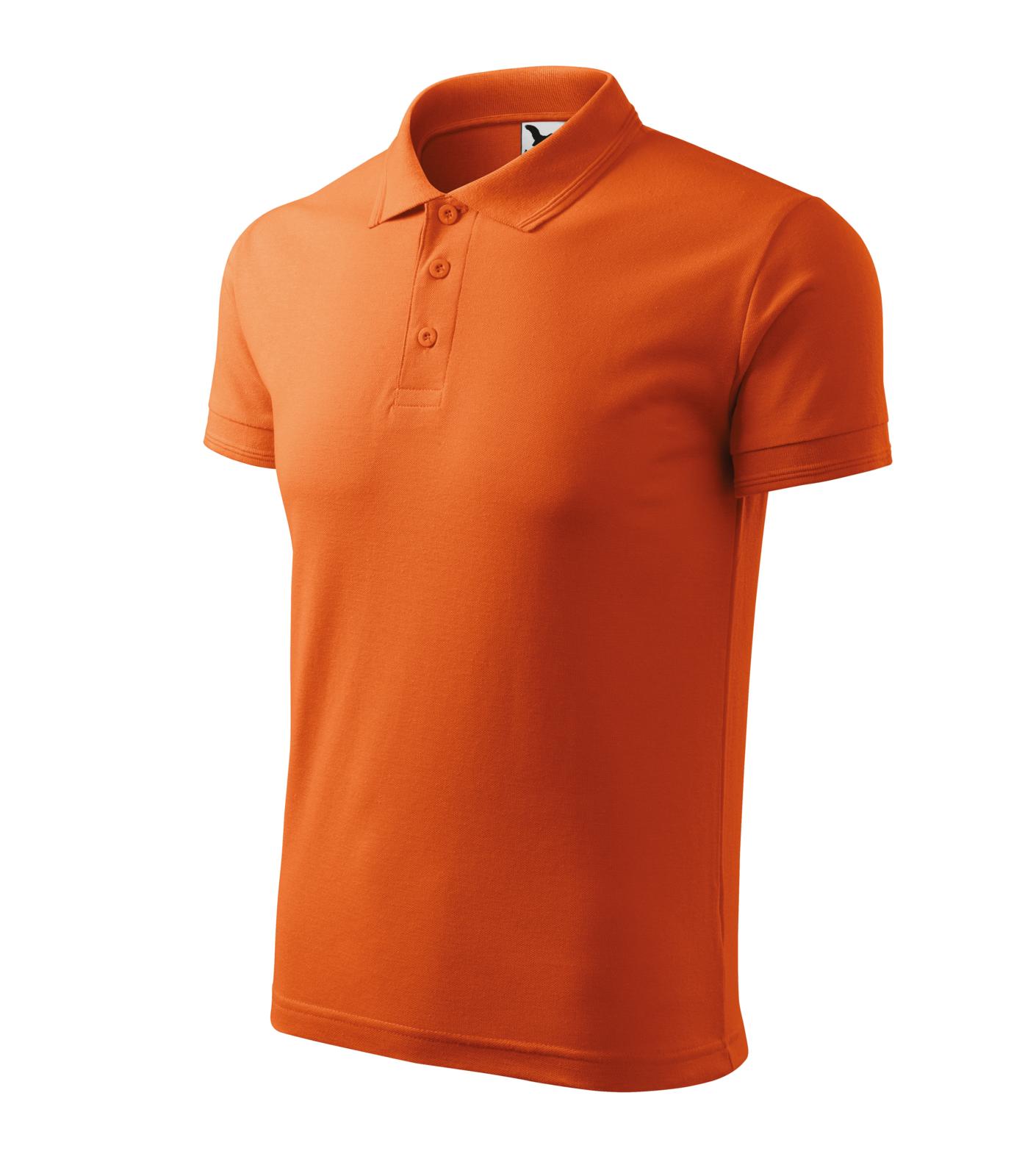 Pique Polo Polokošile pánská Barva: oranžová, Velikost: M
