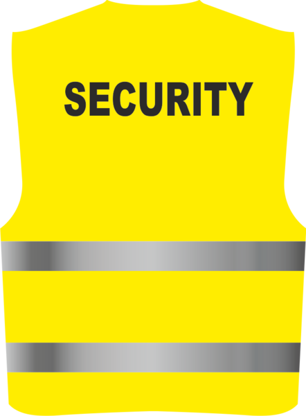 Reflexní vesta SECURITY Barva: fluorescenční žlutá, Velikost: 2XL/3XL