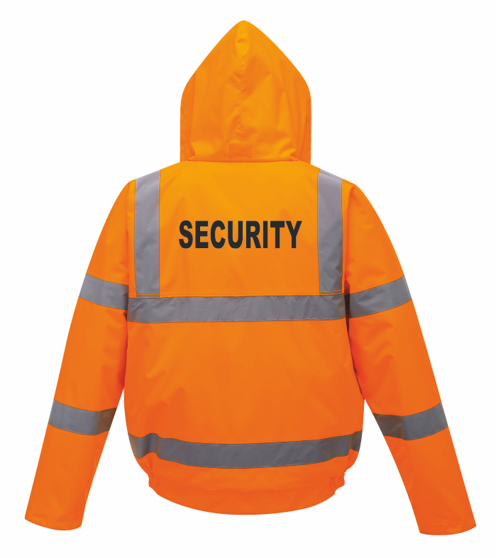 Reflexní bunda zimní SECURITY Barva: fluorescenční oranžová, Velikost: S