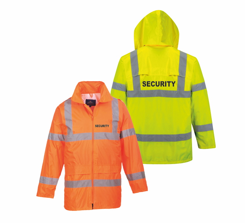 ON-DESIGN Bunda do deště SECURITY Velikost: 3XL, Barva: fluorescenční žlutá