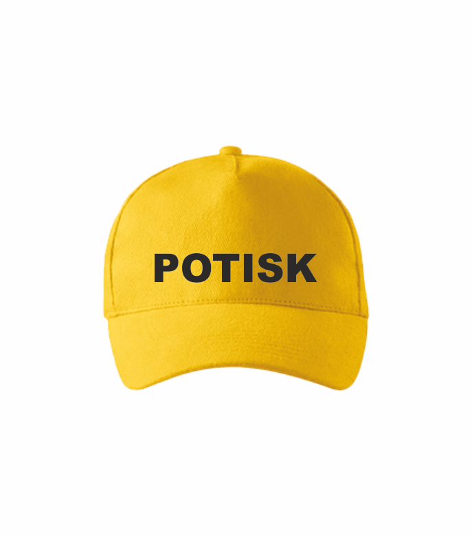 Čepice s POTISKEM Barva: žlutá