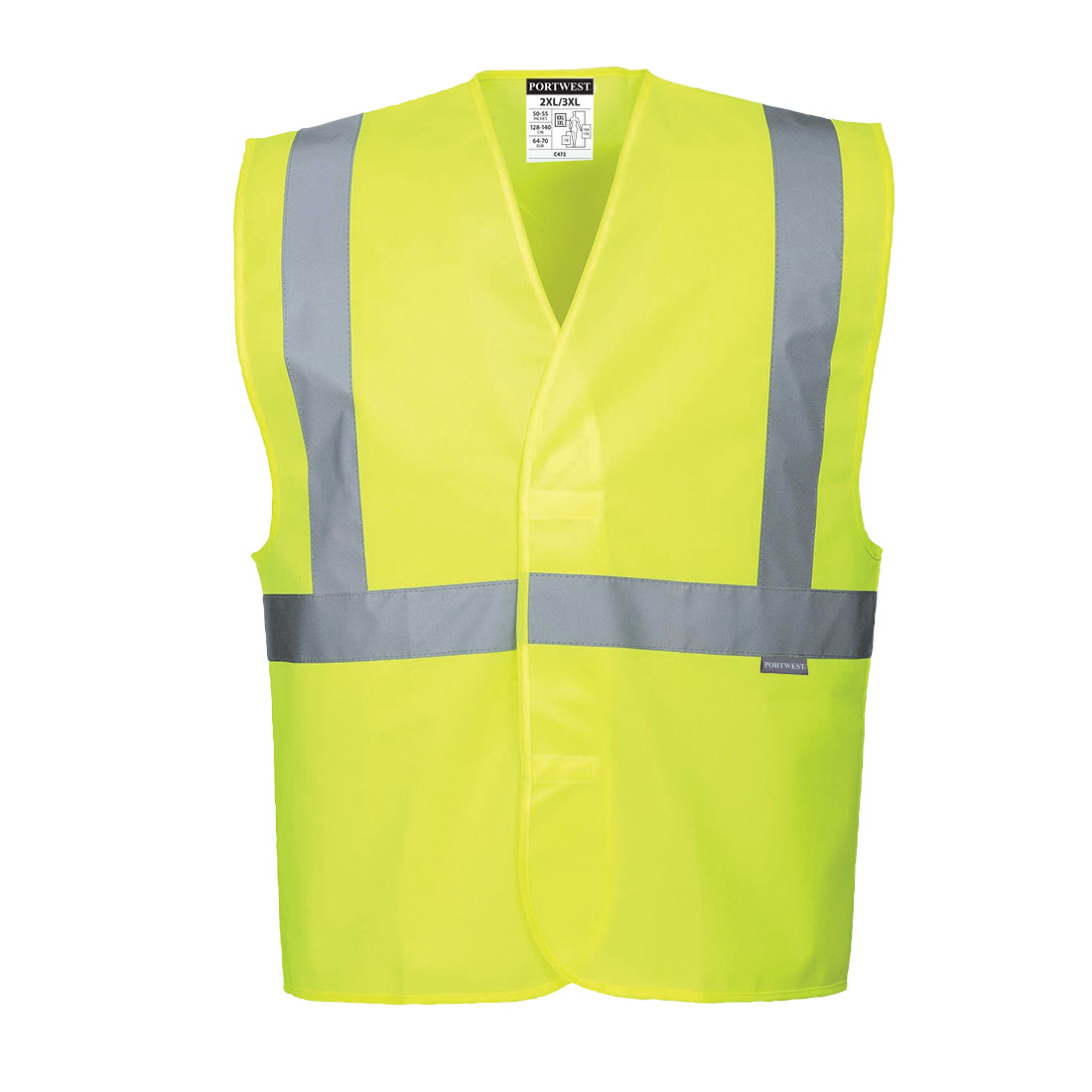 Reflexní vesta s jedním pruhem Barva: žlutá, Velikost: L/XL
