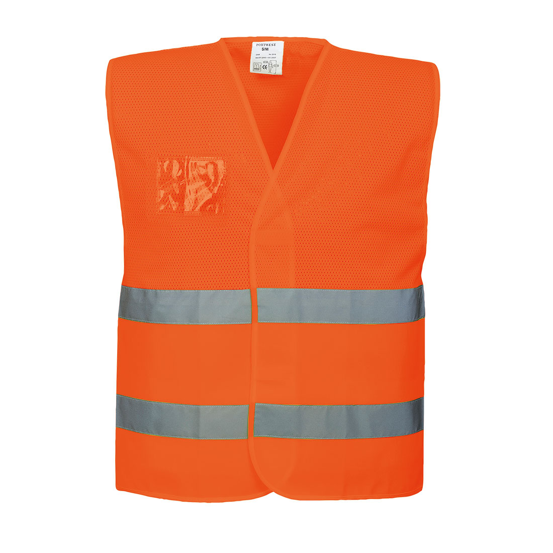 Síťovaná reflexní vesta HiVis Barva: oranžová, Velikost: S/M