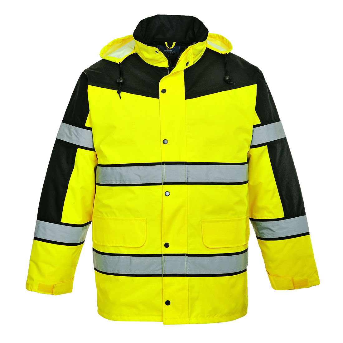 Dvoubarevná zimní bunda Hi-Vis Classic Barva: žlutá, Velikost: 2XL