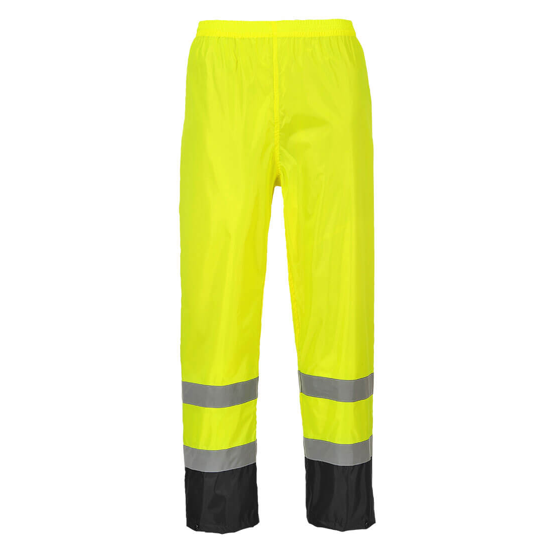Kalhoty do deště Hi-Vis Classic Contrast Barva: žlutá-černá, Velikost: XL