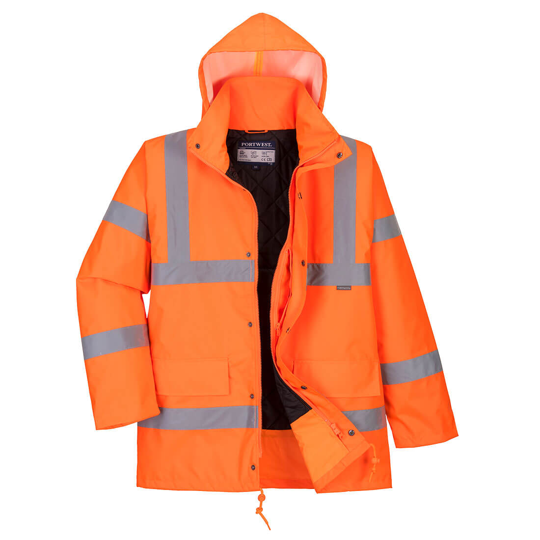 Prodyšná zimní bunda Hi-Vis RIS Barva: oranžová, Velikost: L