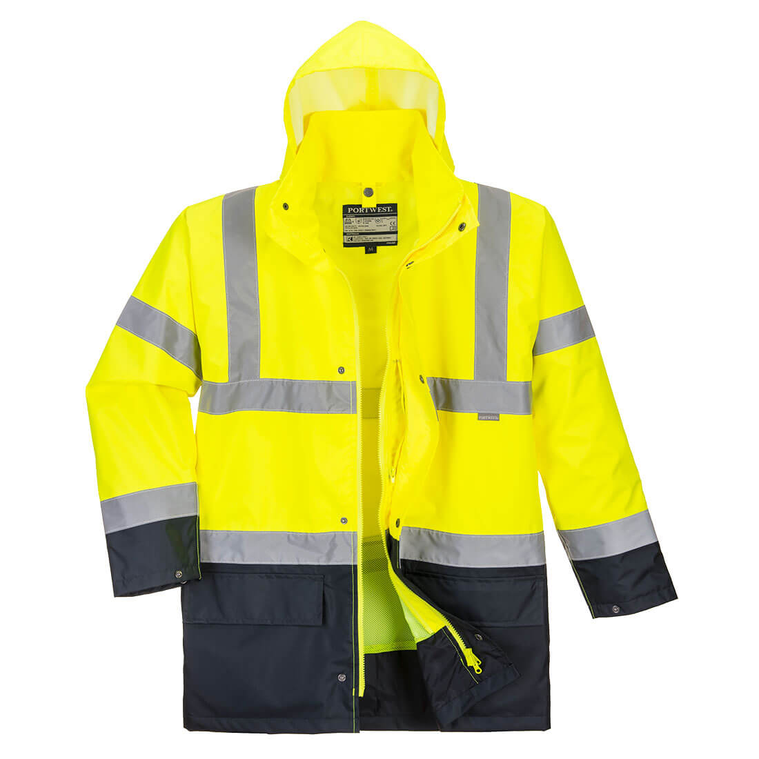 Dvoubarevná zimní bunda Essential 5v1 Barva: žlutá-černá, Velikost: L