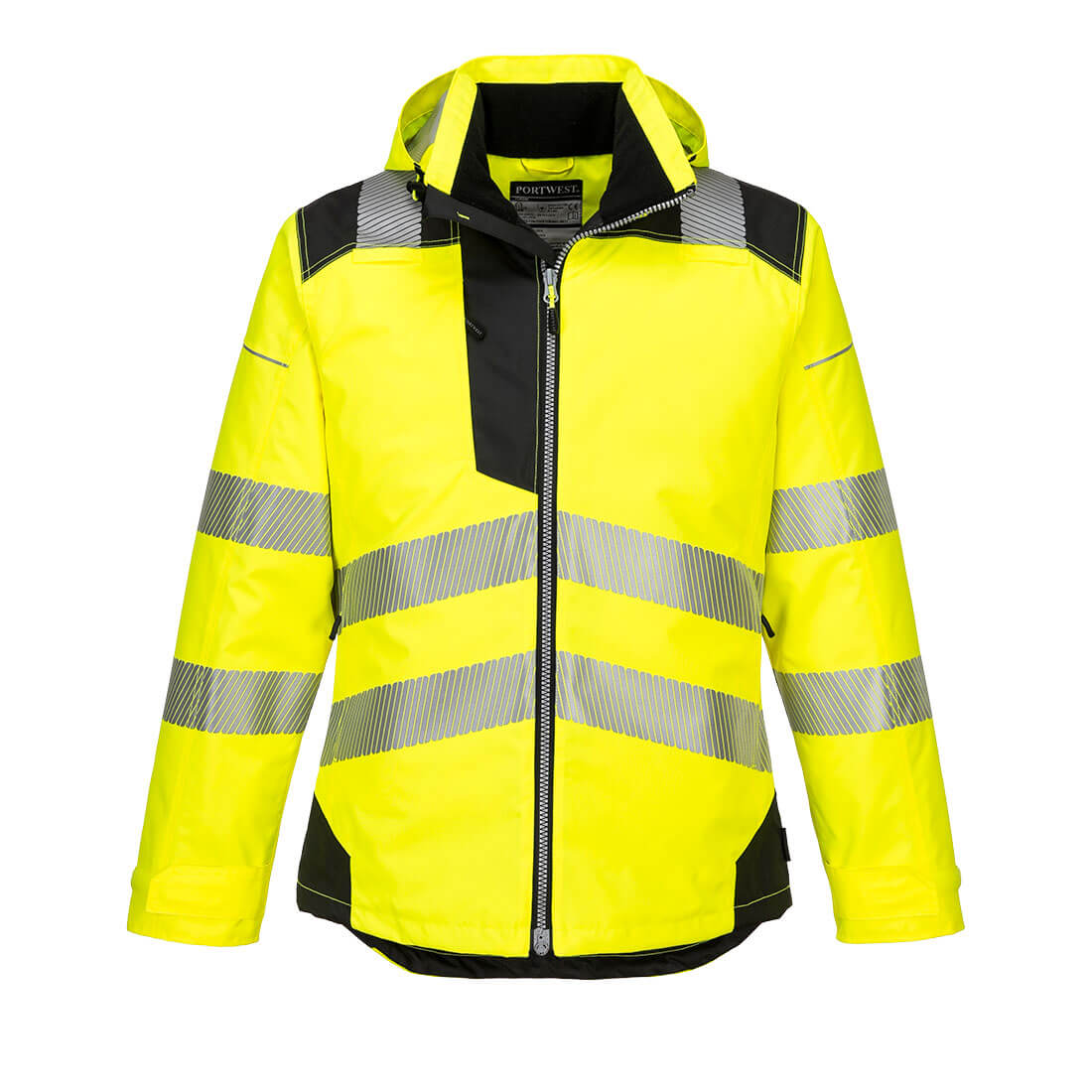 Zimní HiVis bunda do deště PW3 Barva: žlutá-černá, Velikost: M