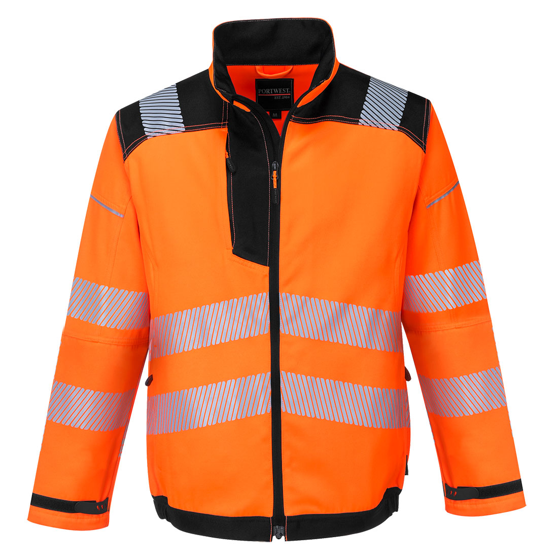 Bunda HiVis PW3 Barva: oranžová-černá, Velikost: XL