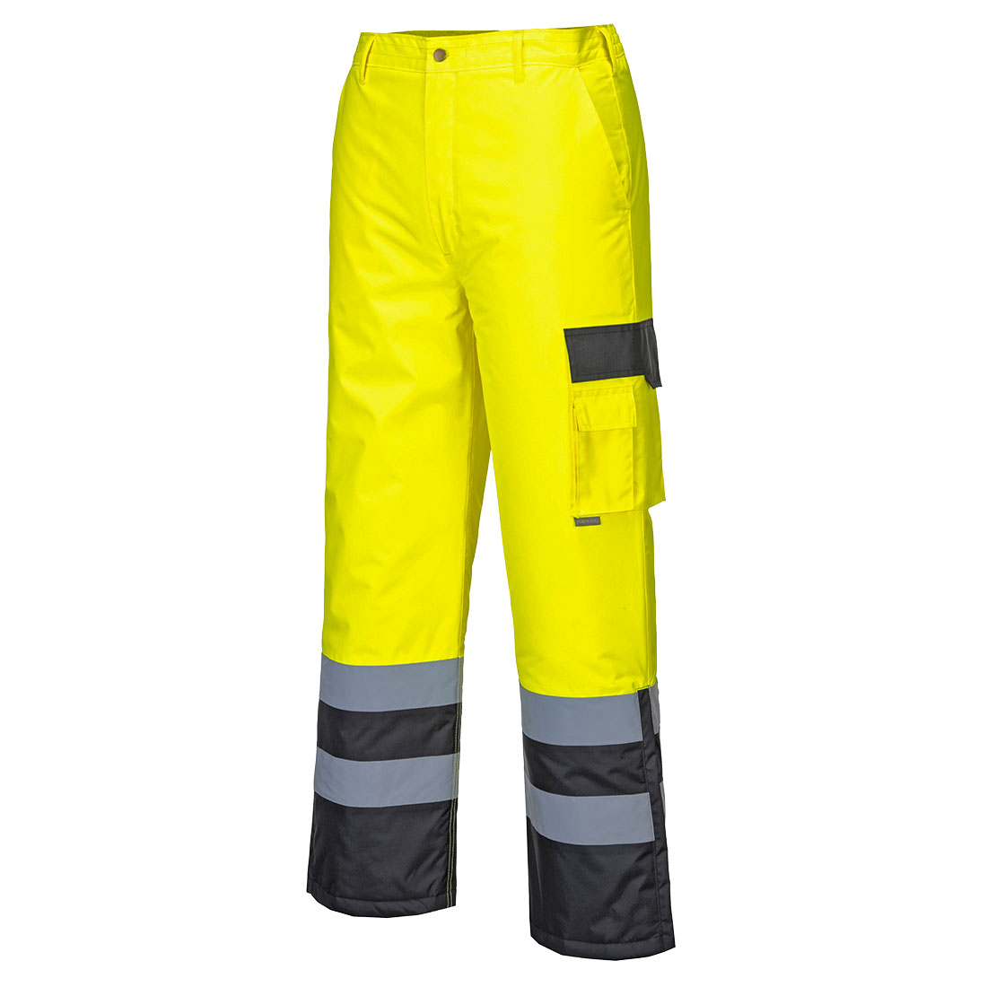 Reflexní laclové kalhoty Girona Hi-Vis Barva: žlutá-černá, Velikost: S