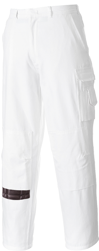 Kalhoty pro malíře Barva: bílá-prodloužená, Velikost: M