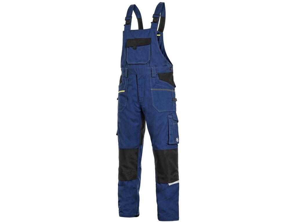 Kalhoty s laclem CXS STRETCH Barva: námořní modrá-černá, Velikost: 54