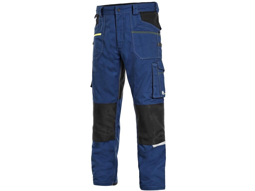 Kalhoty CXS STRETCH Barva: námořní modrá-černá, Velikost: 62