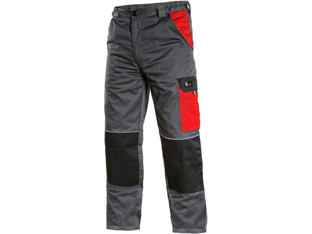 Pánské kalhoty CXS PHOENIX CEFEUS Barva: šedá-červená, Velikost: 48