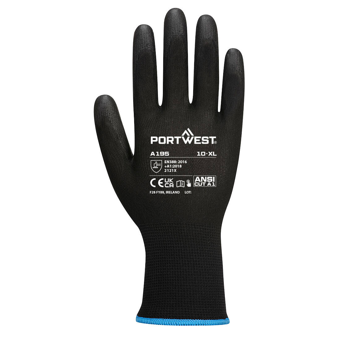 Dotykové rukavice - PU Barva: černá, Velikost: M