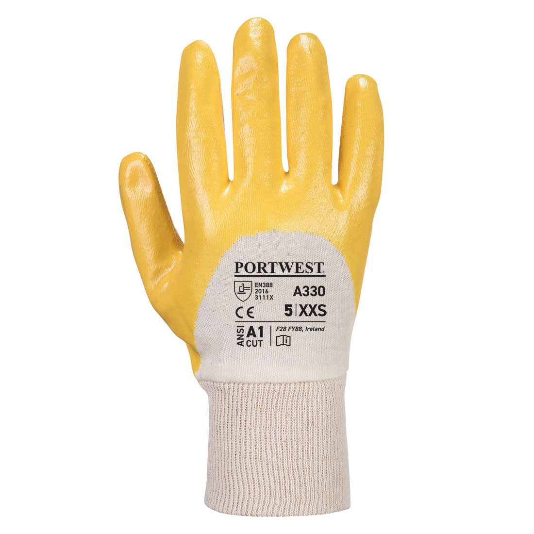 Nitrilové rukavice Barva: žlutá, Velikost: M