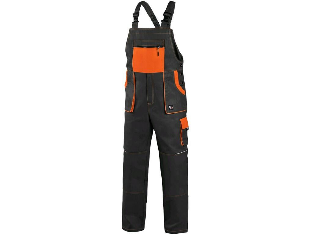 Kalhoty s laclem CXS LUXY ROBIN Barva: černá-oranžová, Velikost: 64