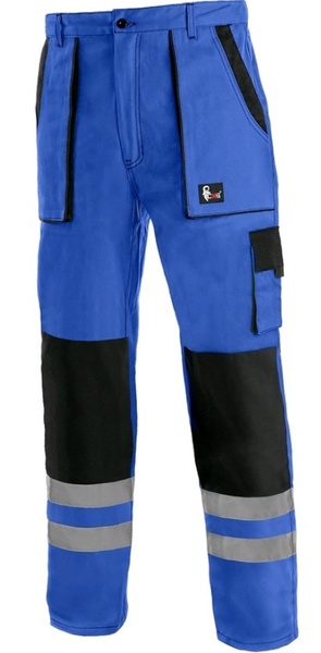 Pánské kalhoty CXS LUXY BRIGHT Barva: modrá-černá, Velikost: 50