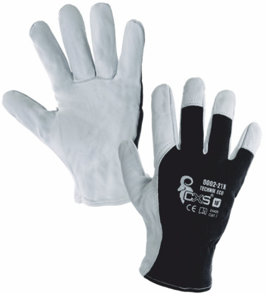 Kombinované rukavice TECHNIK ECO Velikost: 8