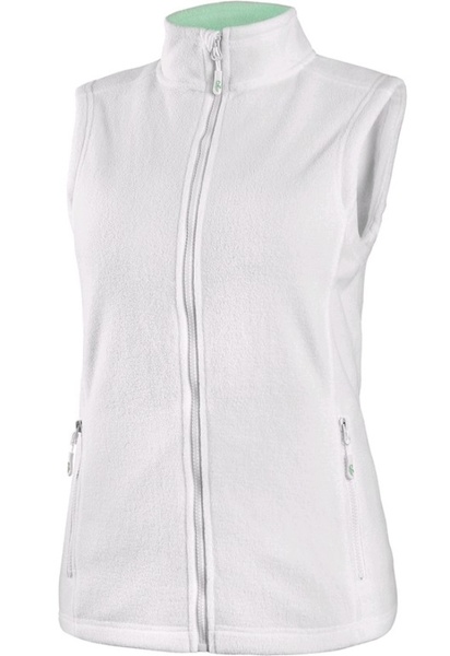 Dámská fleecová vesta CXS MILFORD Barva: bílá, Velikost: XS