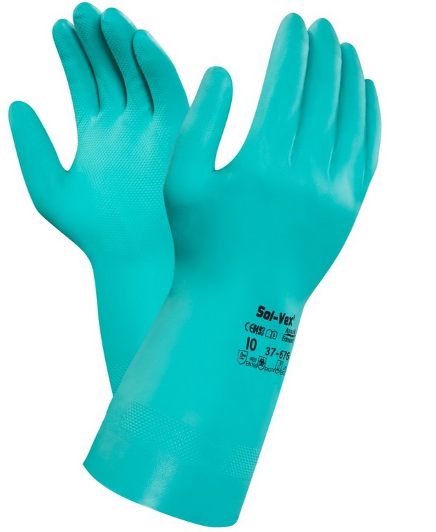 Kyselinovzdorné rukavice ANSELL SOL-VEX 37-676 Velikost: 9