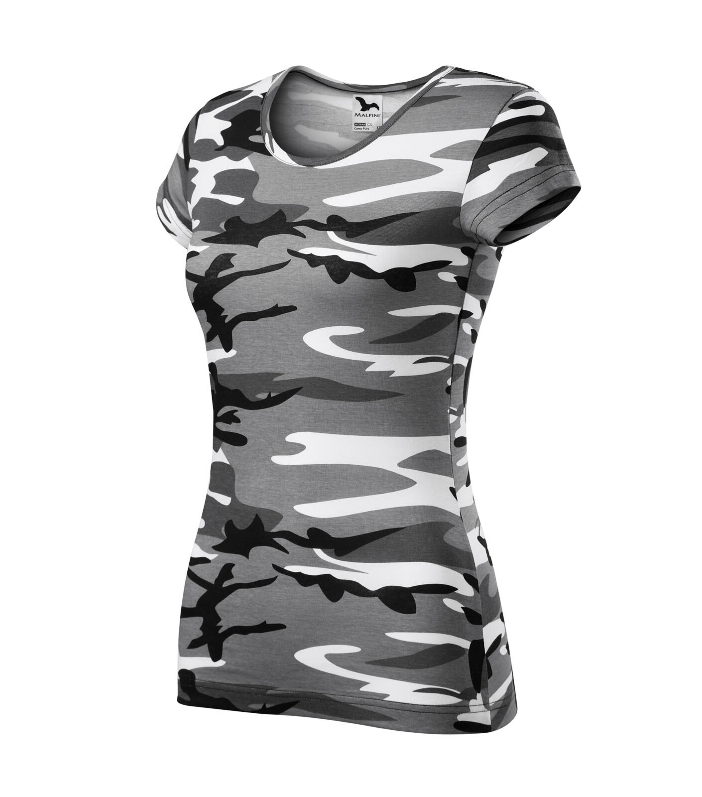 Camo Pure Tričko dámské Barva: camouflage gray, Velikost: XL