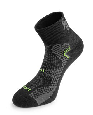 Funkční ponožky SOFT Barva: černá-žlutá, Velikost: 45