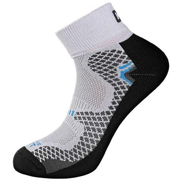 Funkční ponožky SOFT Barva: bílá-černá, Velikost: 45