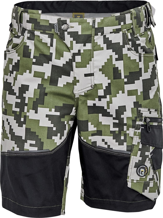 Šortky NEURUM CAMOUFLAGE Barva: khaki, Velikost: 60