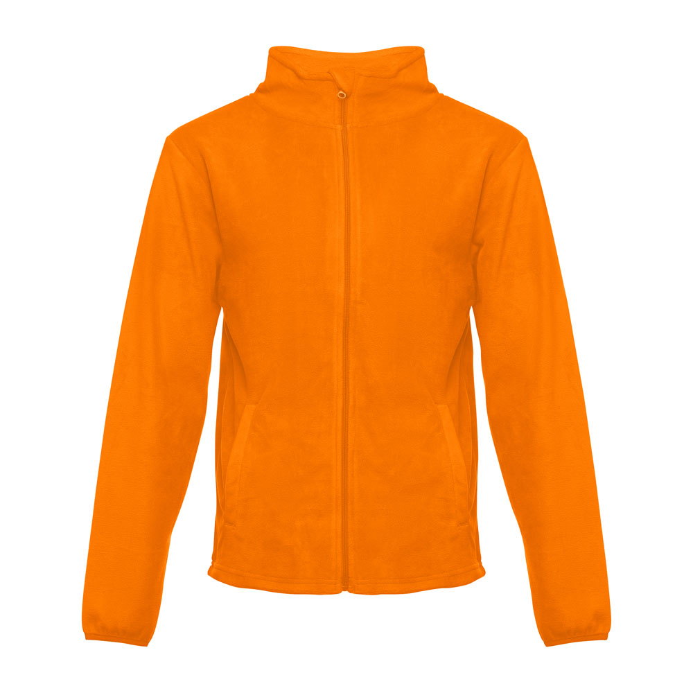 Pánská fleecová bunda HELSINKI Barva: oranžová, Velikost: M