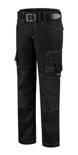 Cordura Canvas Work Pants Pracovní kalhoty unisex Barva: černá, Velikost: 44