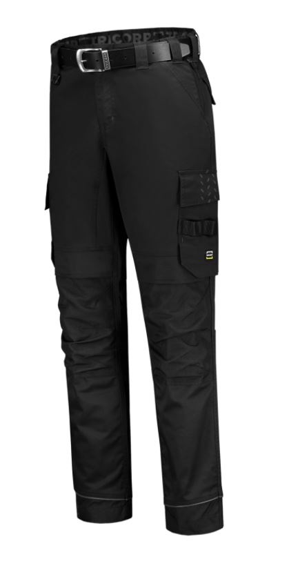 Work Pants Twill Cordura Stretch Pracovní kalhoty unisex Barva: černá, Velikost: 55