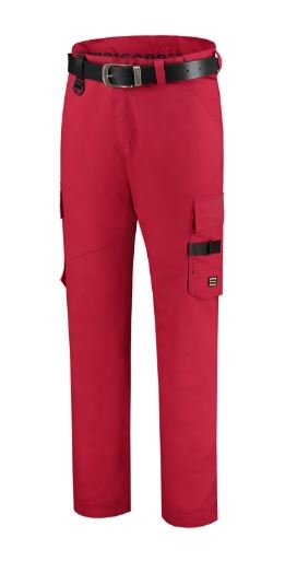 Work Pants Twill Pracovní kalhoty unisex Barva: červená, Velikost: 51