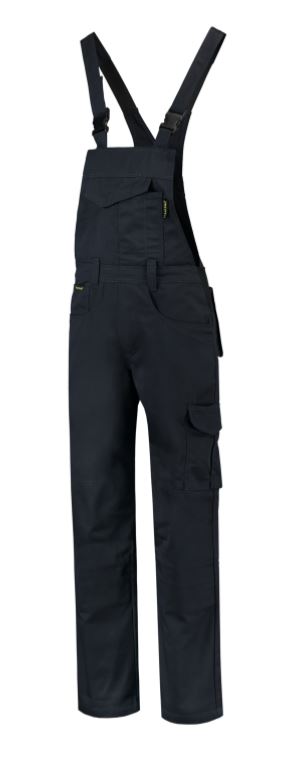 Dungaree Overall Industrial Pracovní kalhoty s laclem unisex Barva: námořní modrá, Velikost: XL