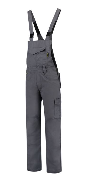 Dungaree Overall Industrial Pracovní kalhoty s laclem unisex Barva: convoy gray, Velikost: S