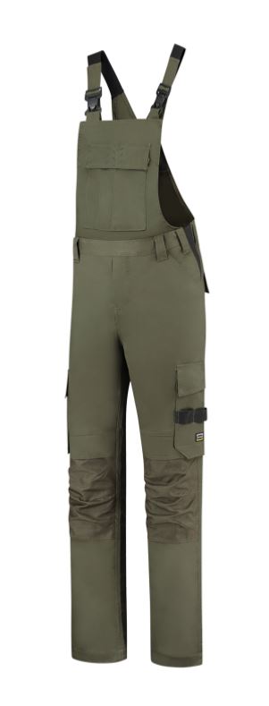 Bib & Brace Twill Cordura Pracovní kalhoty s laclem unisex Barva: army, Velikost: 44