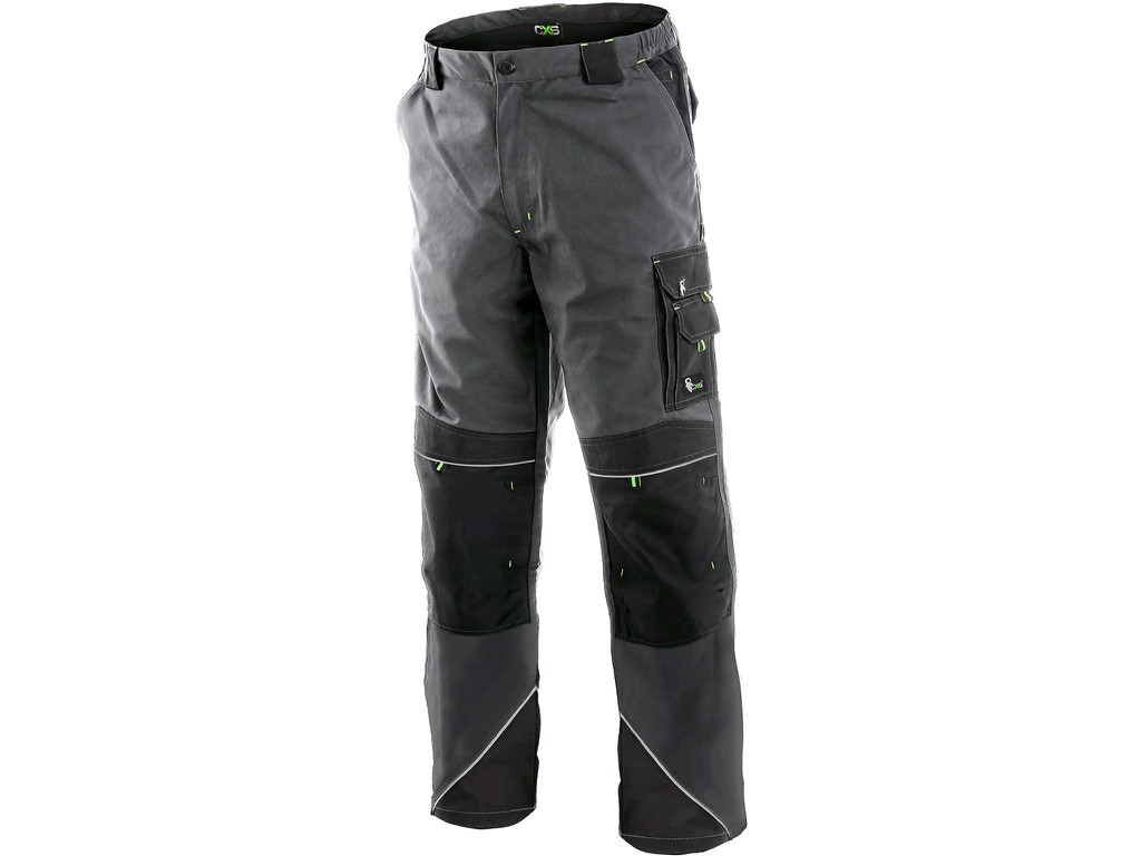 Zimní kalhoty do pasu CXS SIRIUS NIKOLAS Barva: šedá-zelená, Velikost: 58