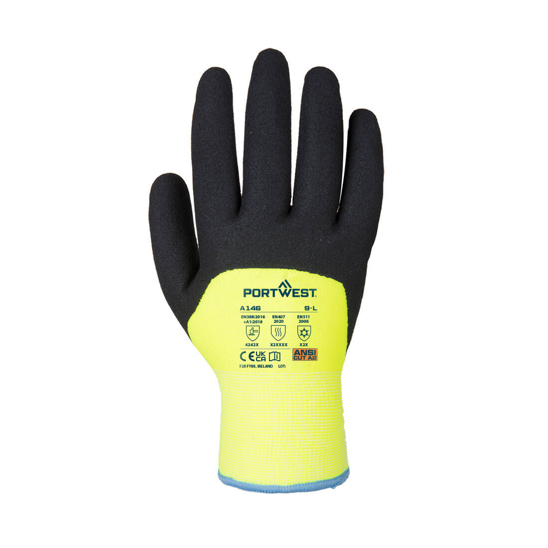 Zimní rukavice Arctic Barva: žlutá, Velikost: M