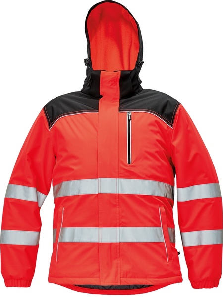 Zimní bunda KNOXFIELD HI-VIS Barva: červená, Velikost: 2XL