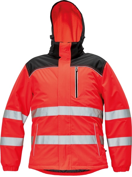 Zimní bunda KNOXFIELD HI-VIS Barva: červená, Velikost: XL