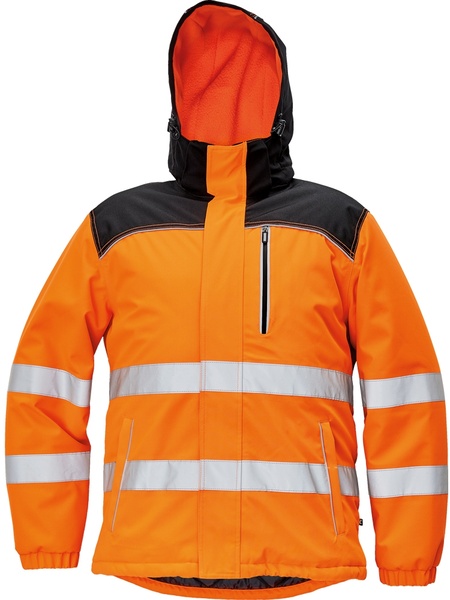 Zimní bunda KNOXFIELD HI-VIS Barva: oranžová, Velikost: XS