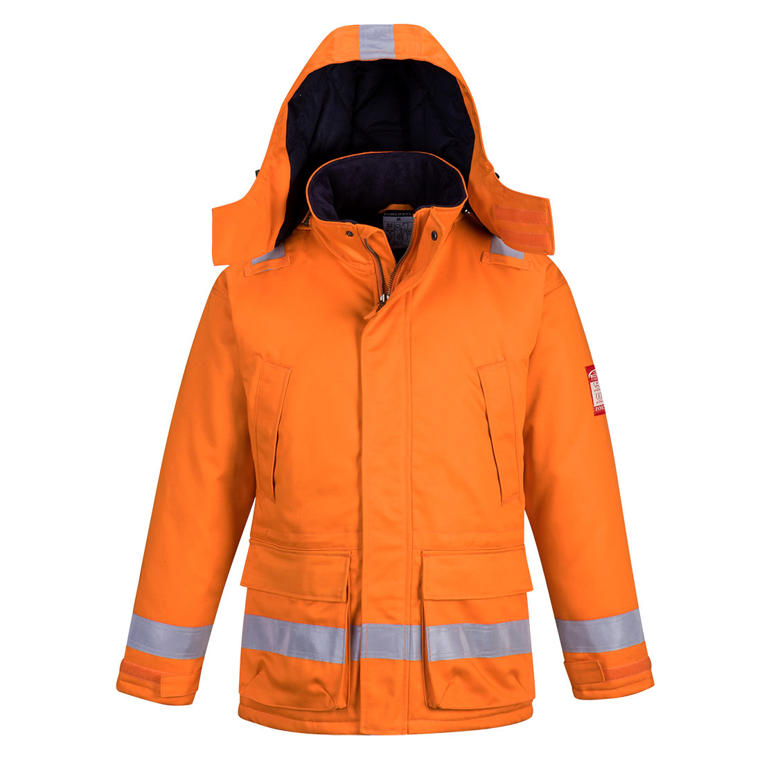 Zimní bunda FR Anti-Static Barva: oranžová, Velikost: L