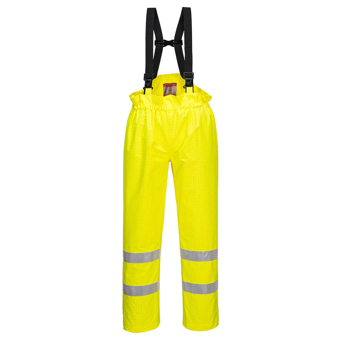 Antistatické nehořlavé Hi-Vis kalhoty nezateplené Barva: žlutá, Velikost: L