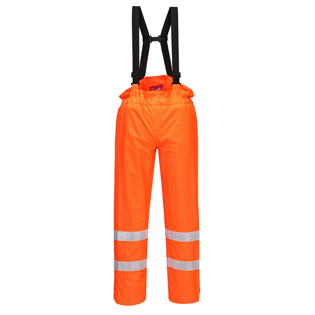 Antistatické nehořlavé Hi-Vis kalhoty nezateplené Barva: oranžová, Velikost: S